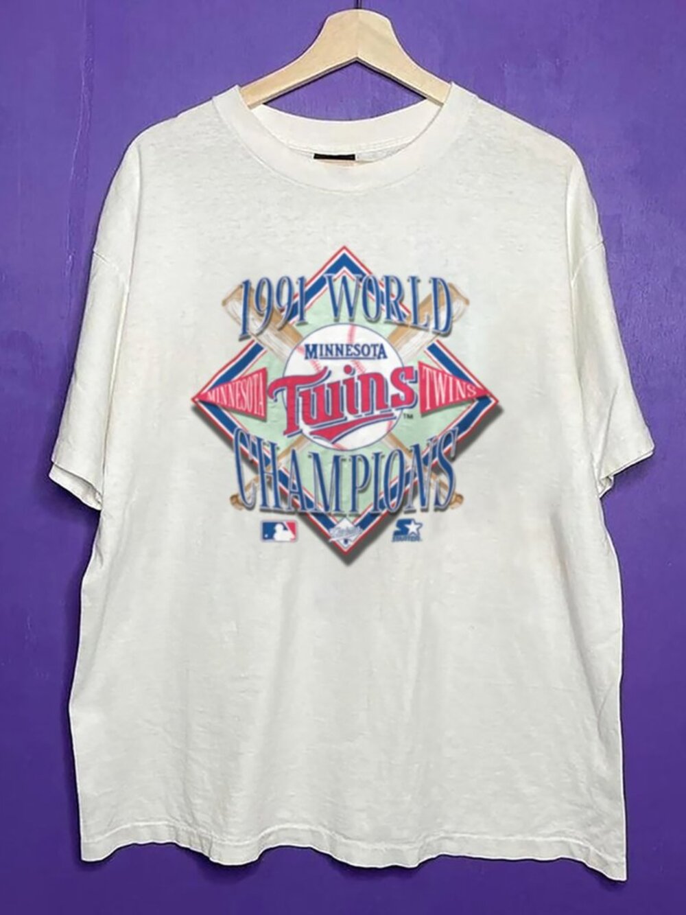 Vintage Minnesota Twins 1991 World Series Baseball Shirt, Retro MLB Twins Shirt
